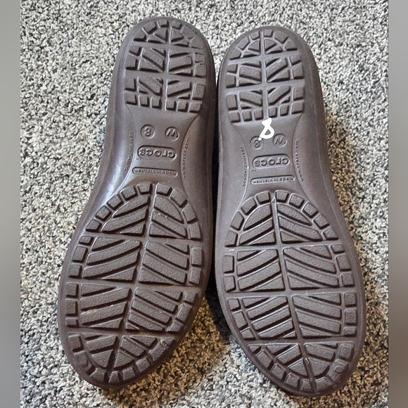 Crocs Mammoth Ballet Flats Brown Womens size 8 - Picture 3 of 10